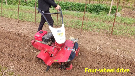 Tilling Width Over 10cm Farms Newly-designed 4.0KW Gasoline Engine Mini Rotary Tiller