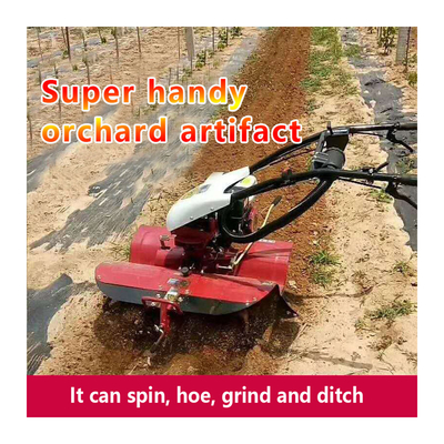 65 KG Tilling Machine Latest Model for Small Soil Cultivation at 4KM/H Work Speed