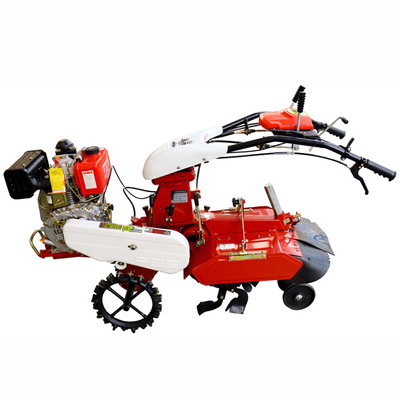 Four-Wheel Drive Farming Hand Puah Diesel Mini Tiller Cultivator for Orchard