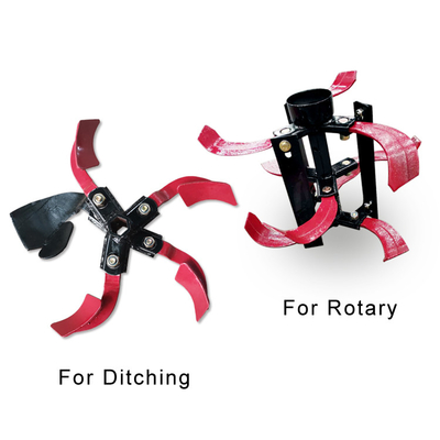 Farm Four-wheel Drive Diesel Rotary Cultivator with and Gear Transmission