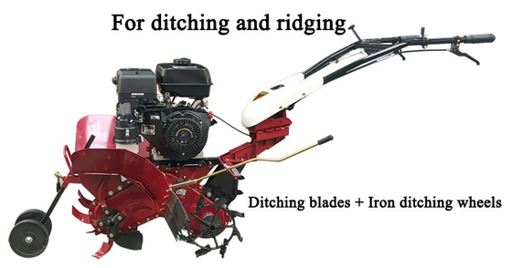 Farm Cultivator Multi-purpose Mini Tiller for Rotary Tillage/ Weeding/Ditching/Ridging