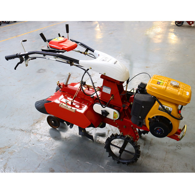 Tiller Gasoline Hand Push Mini Tiller For Ditching With High Safety Level 4.05KW