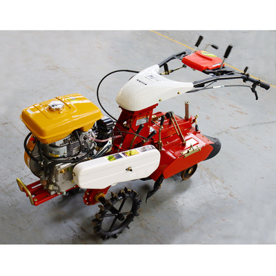 Tiller Gasoline Hand Push Mini Tiller For Ditching With High Safety Level 4.05KW