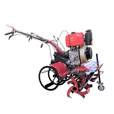 190*96*90cm Four-wheel Drive Mini Tiller Cultivator with All Gear Transmission System