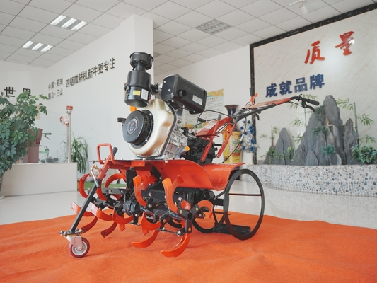 115 KG Load Four-wheel Drive Mini Power Tiller Cultivator with All Gear Transmission