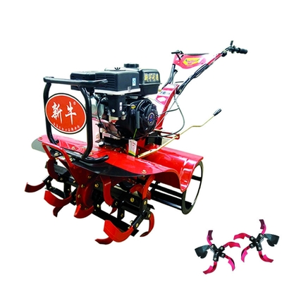 Adjustable Working Width 45-85cm Mini Tiller with Automatic Gear and Belt Transmission