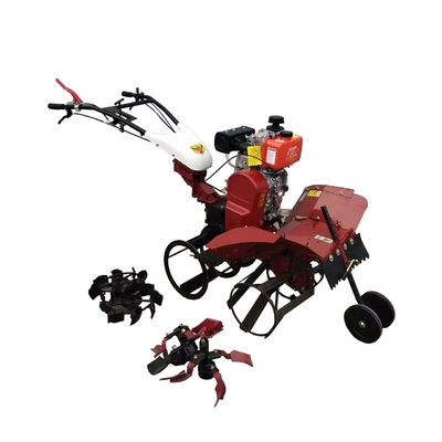 Gasoline Engine Multi-Purpose Four-Wheel Drive Mini Power Tiller Cultivator for Farming
