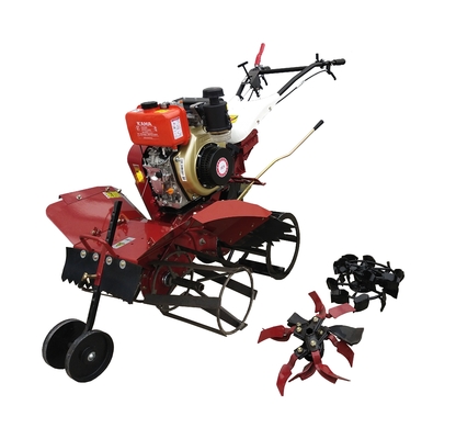 Gasoline Engine Multi-Purpose Four-Wheel Drive Mini Power Tiller Cultivator for Farming