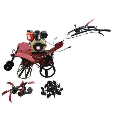 Gasoline Engine Multi-Purpose Four-Wheel Drive Mini Power Tiller Cultivator for Farming