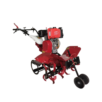 Economical 186F Diesel Engine Four-Wheel Drive Cultivator for Multifunctional Farming