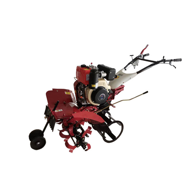 Economical 186F Diesel Engine Four-Wheel Drive Cultivator for Multifunctional Farming