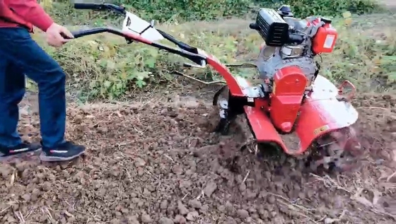 Garden 7HP Mini Tiller Farm Cultivator Work Speed of 4KM/H for Maximum Productivity