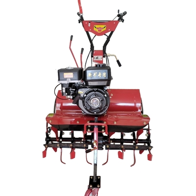 Newly-Designed 170F Gasoline Engine 4WD Mini Power Tiller Cultivator Compact for Farm