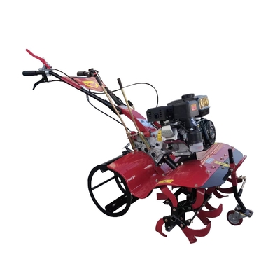 Newly-Designed 170F Gasoline Engine 4WD Mini Power Tiller Cultivator Compact for Farm