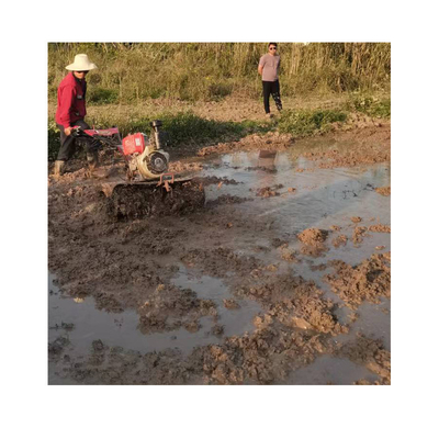 186F Four-Wheel Drive Mini Power Tiller Directly Connected with All Gear Transmission