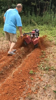 Four-Wheel Drive Economical Orchard Gasoline Engine Power Tiller with Gear Box