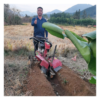 High Safety Level Orchard Tilling Economical Gasoline 3 Point Mini Walking Ditcher Trencher Machine