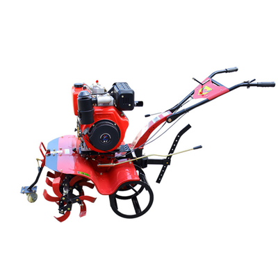 High Safety Level Rotary Cultivator Gasoline Gear Structure Mini Power Tiller 7hp for Garden