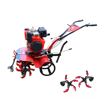 Work Speed 4KM/H Manual Start Hand Cultivator for Convenient Farm and Garden Work