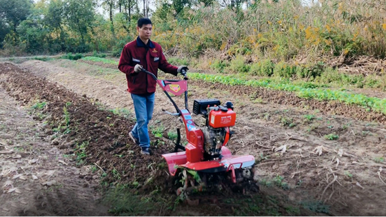 155*75*105cm Rotary Cultivator for Economical and Time-Saving Paddy Field Cultivation
