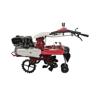 177F Gasoline Engine Four-Wheel Drive Mini Power Tiller Cultivator for Farming Needs