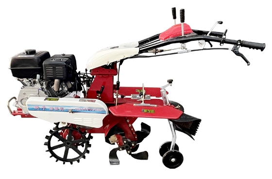 177F Gasoline Engine Four-Wheel Drive Mini Power Tiller Cultivator for Farming Needs