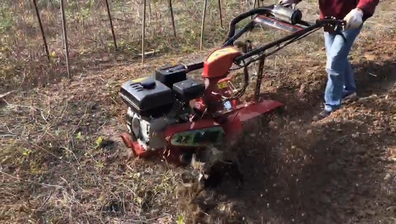 70cm Working Width Compact 177F Gasoline Engine Four-Wheel Drive Mini Tiller Cultivator
