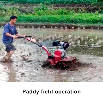 160*62*108cm Gasoline Engine 4WD Power Tiller for Agricultural