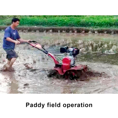 Four-Wheel Drive Tiller with Newly-Designed Rotary Power and Tilling Width of 15-35cm