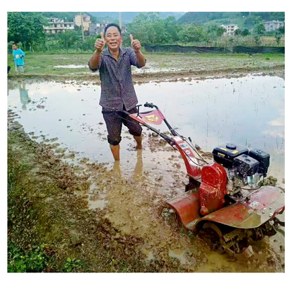 Adjustable Working Width Mini Rotary Power Tiller for Small-Scale Agricultural Needs