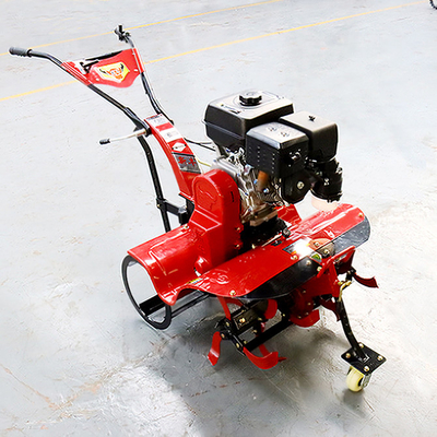 Powerful Four-Wheel Drive Gasoline Power Easy Start Air Cooling Hilling Up Weeder Tiller