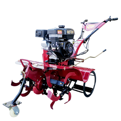 Powerful Four-Wheel Drive Gasoline Power Easy Start Air Cooling Hilling Up Weeder Tiller