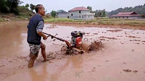 Home 170F/178F/186F Gasoline/diesel Farm Machine Cultivator for Paddy Field and Dry Land