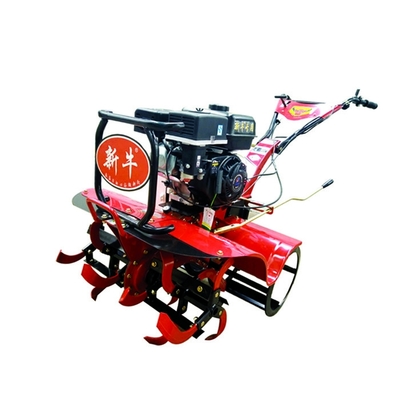 Durable 170F Gasoline Engine Four-Wheel Drive Farm Cultivator for Paddy Fields and Dry Land 65 KG