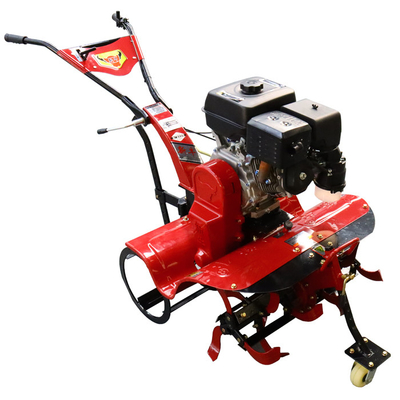 Adjustable Working Width and Tilling Width Mini Power Tiller with Four-Wheel Drive