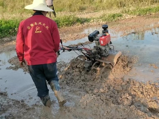 Agriculture Machinery Equipment Model 186F 192F Heavy Mini Power Tiller For Hard Land