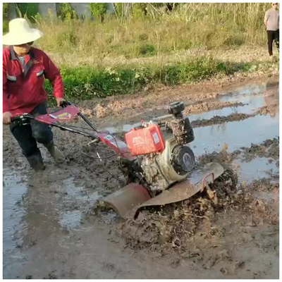 Gasoline Power Type 186F 192F Heavy Mini Power Tiller For Hard Land High Safety Level