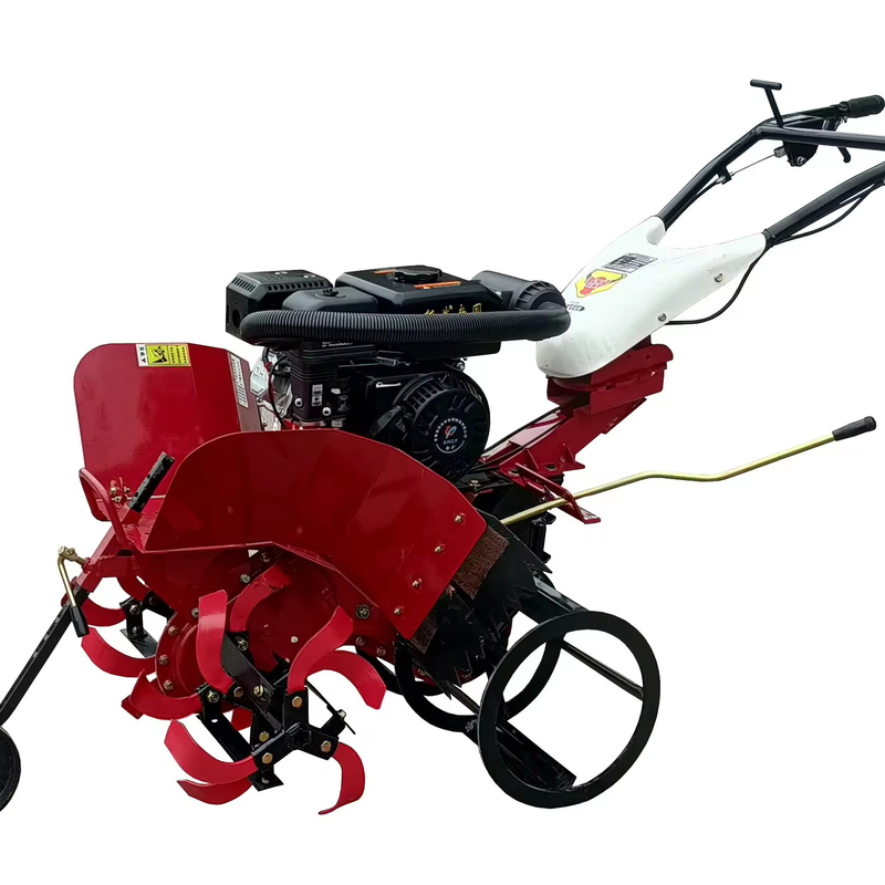 Economical Four-Wheel Drive Mini Power Tiller Cultivator for Intertillage and Ridging