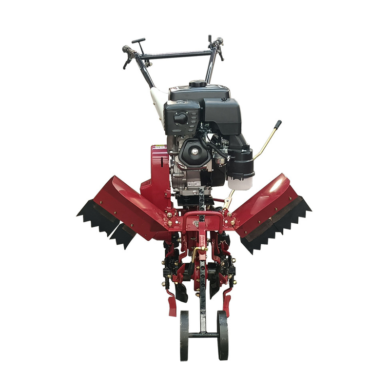 85 KG Economical 170F Gasoline Engine Multi-Purpose Four-Wheel Drive Mini Power Tiller Cultivator for Farm