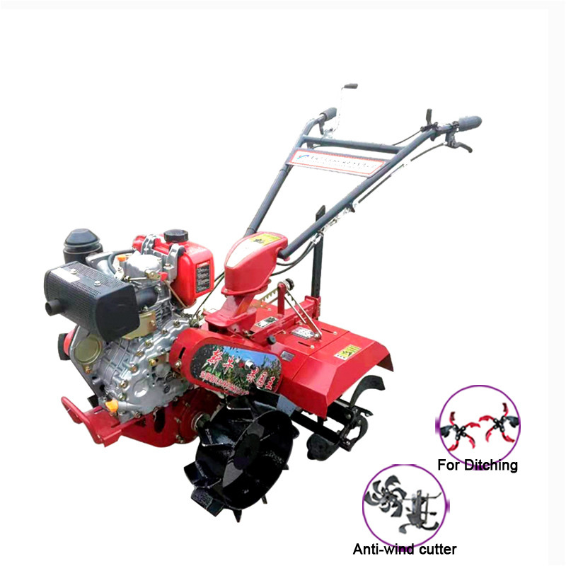 4KM/H Work Speed Hand Push Farm Management Machine for Orchard Powered by Diesel Engine