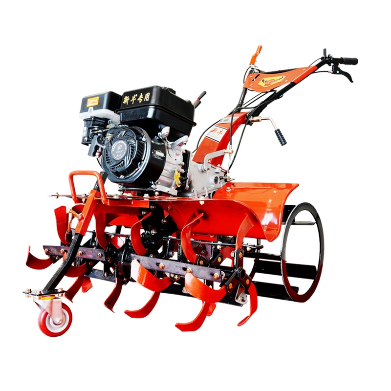 Newly-Designed 170F Gasoline Engine 4WD Mini Power Tiller Cultivator Compact for Farm
