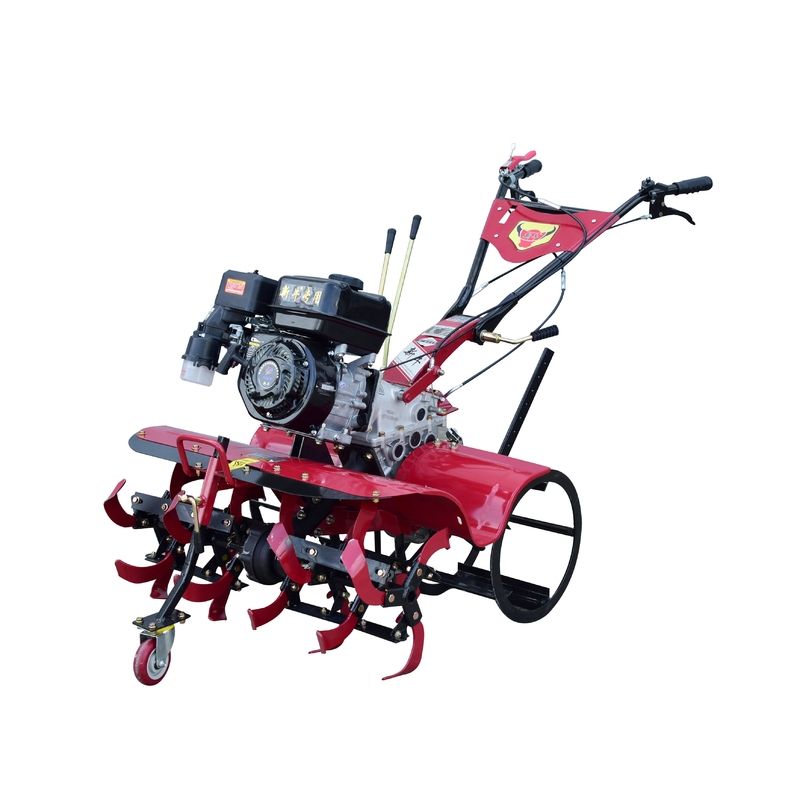 Four-Wheel Drive 4KM/H Work Speed 170F Power Tiller for Small Plots and Gardens