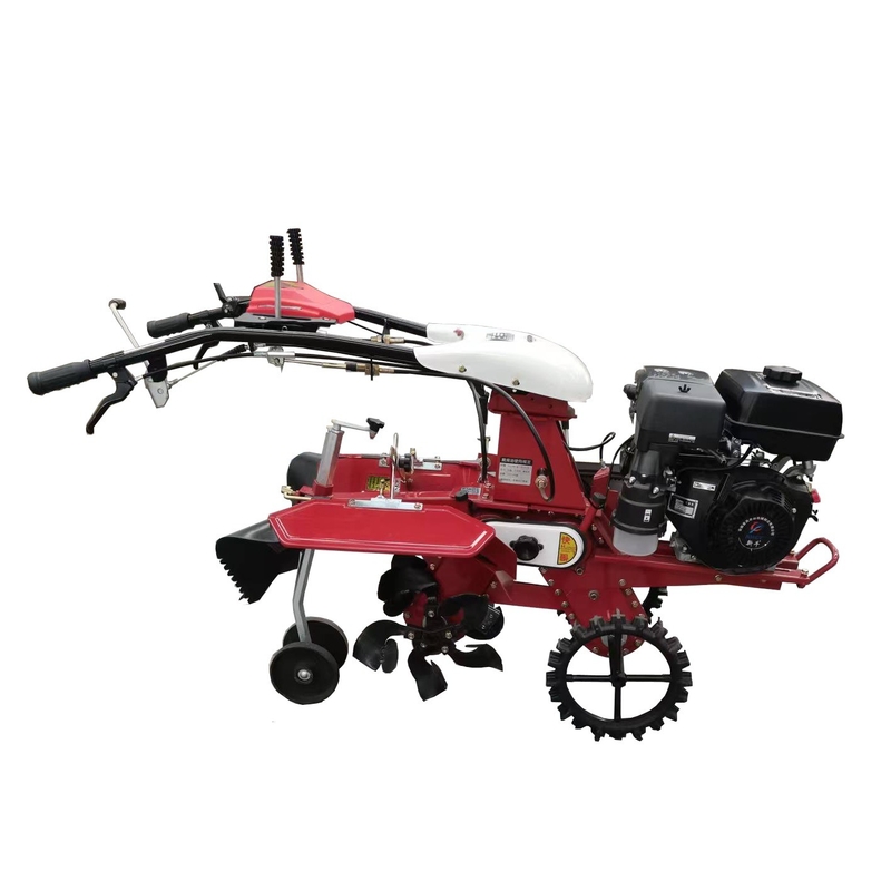 Versatile Four-Wheel Drive 177F Gasoline Engine Orchard Mini Power Tiller Cultivator