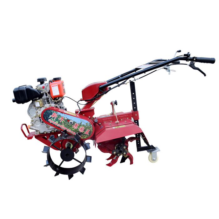 Powerful and Compact 4KW Gasoline/Diesel Engine Mini Tiller for Tilling Width 25-30cm