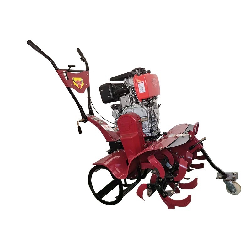 Economical Labor-saving Four-wheel Drive Cultivator for Farm Tilling Depth 10-20cm